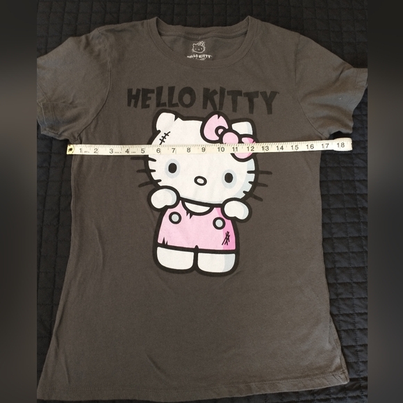 Women's Hello Kitty Sanrio Zombie Graphic T-Shirt - Picture 3 of 3